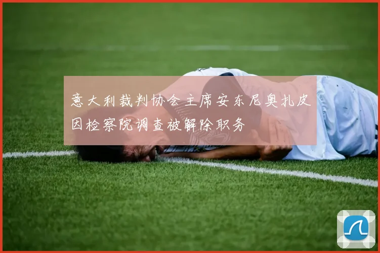 意大利裁判协会主席安东尼奥扎皮因检察院调查被解除职务